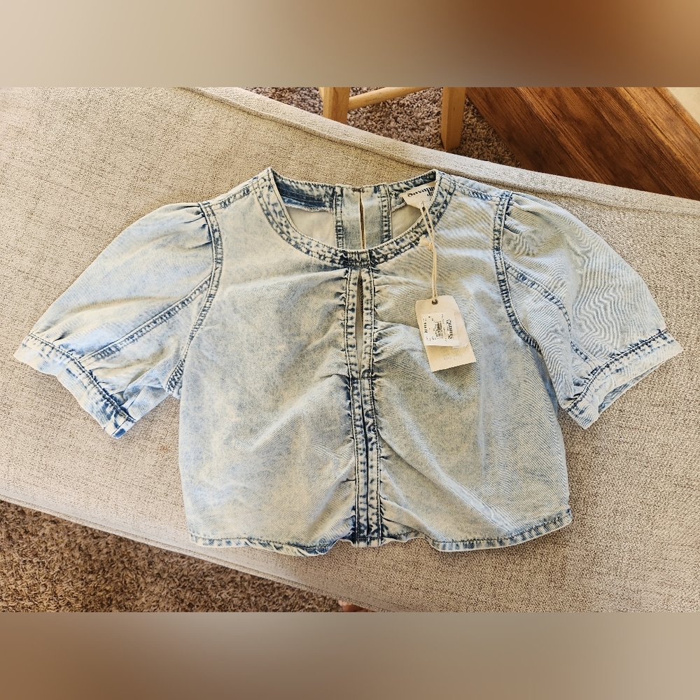 New, Denim Blouse Savannah Jane